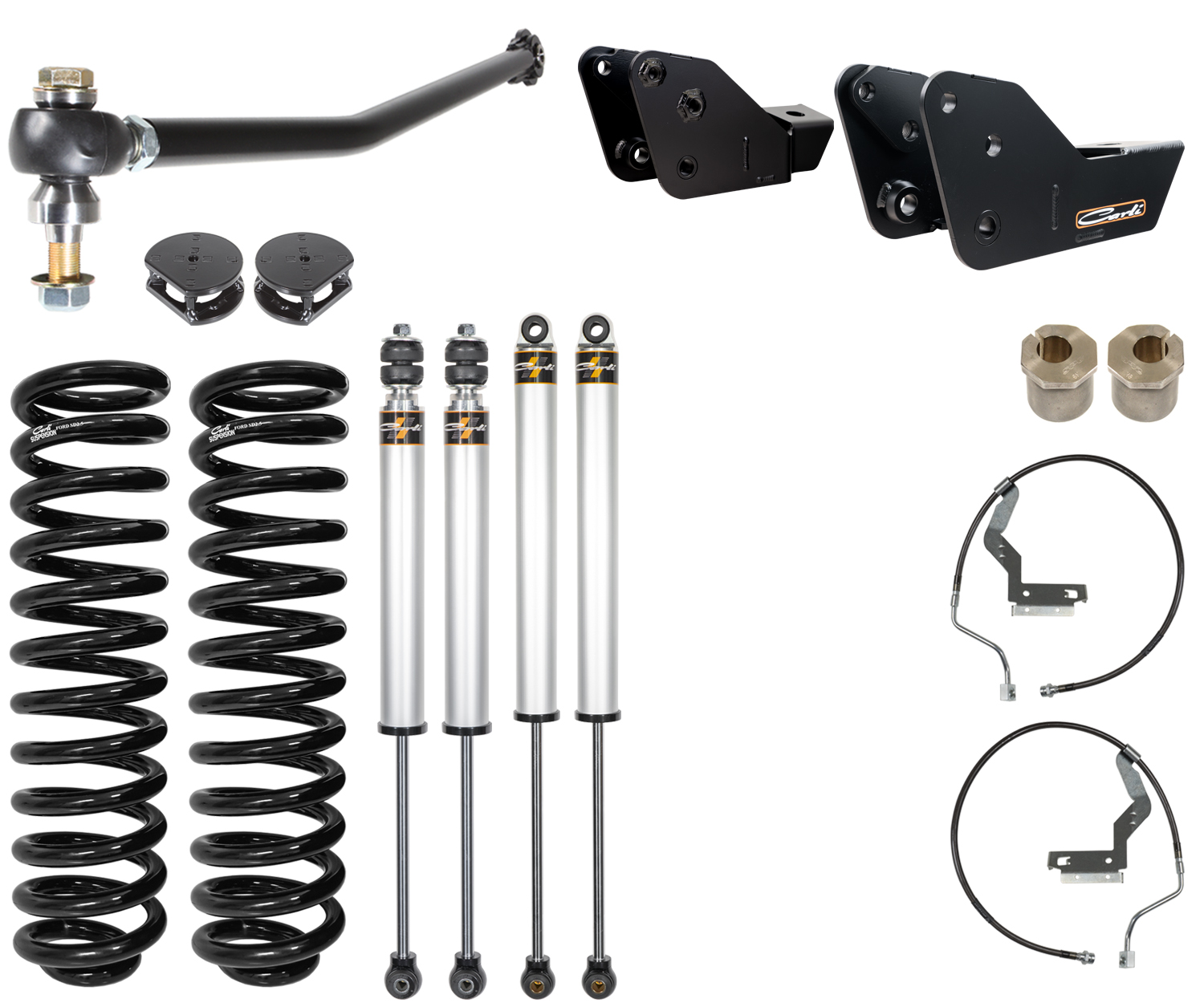 Carli Commuter Leveling Suspension, 3.5” Lift, 2023+ Ford F250/F350