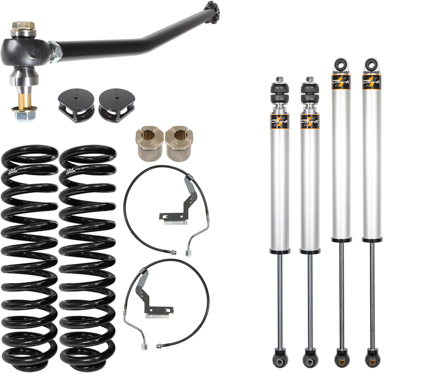 Carli Commuter Leveling Suspension, 2.5/3.5” Lift, 2017-22 Ford F250/F350, PAP