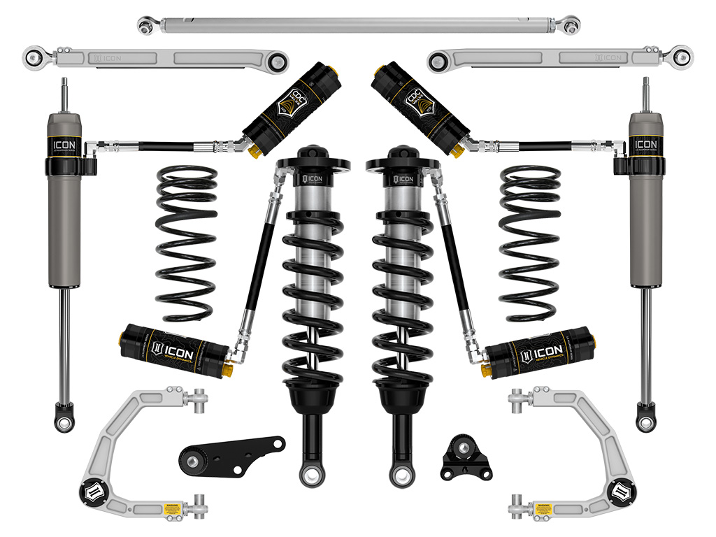 ICON 2024 Toyota Land Cruiser 250 Series, 1.25-3" Lift, Stage 8 Suspension System, CDCV, Billet