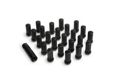 ICON Alloys, Lug Nut Kit, M14 x 2.0, Black, 24 Count with Lug Key