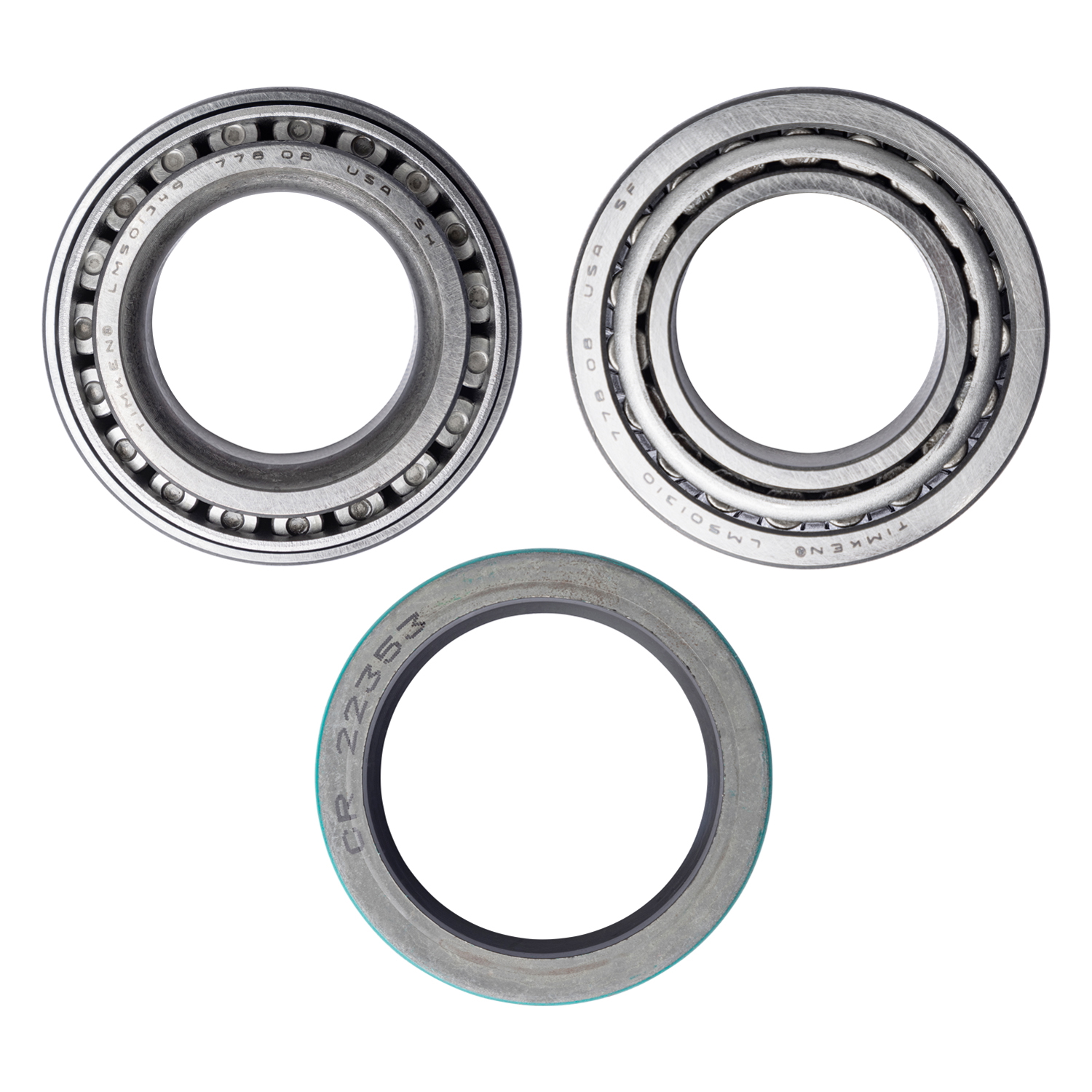 Yukon Spin Free Front Spindle Bearing and Seal Kit for Dana 30/44