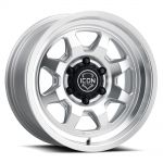 ICON Alloys Nuevo, Silver Machined, 17 x 8.5 / 5 x 150, 25mm Offset, 5.75" BS