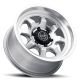 ICON Alloys Nuevo, Silver Machined, 17 x 8.5 / 5 x 150, 25mm Offset, 5.75" BS