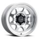 ICON Alloys Nuevo, Silver Machined, 17 x 8.5 / 6 x 5.5, 25mm Offset, 5.75" BS