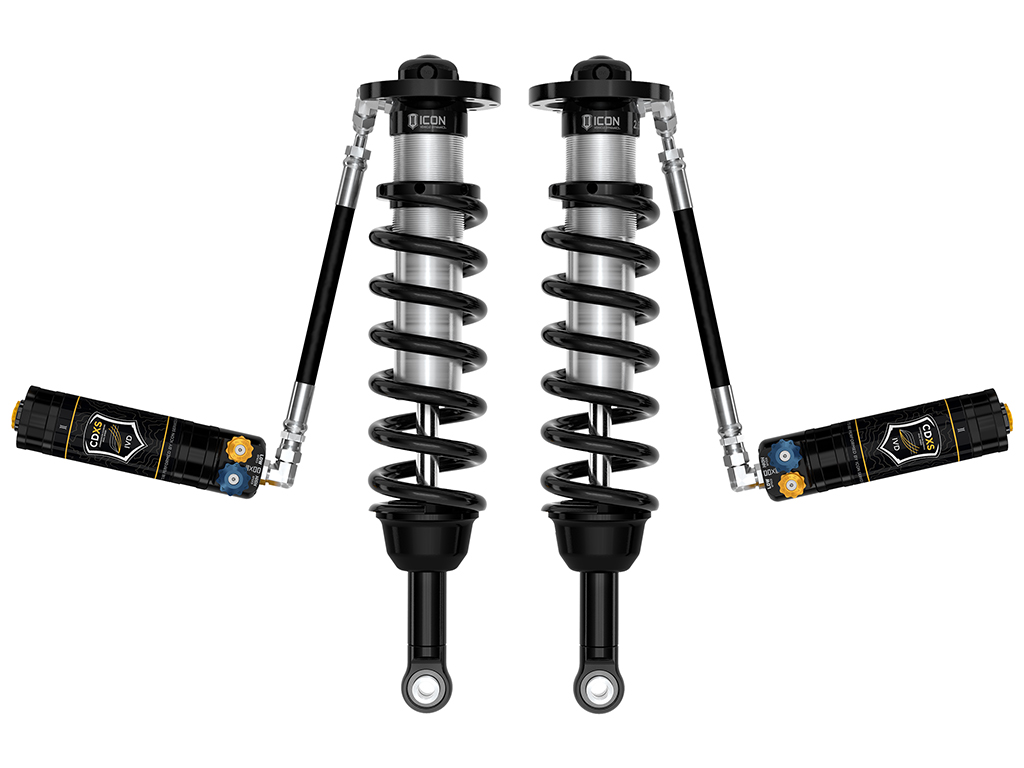 ICON 2024 Lexus GX550, 1.25-3" Lift, Front, V.S. 2.5 Series Coilover Kit, Remote Reservoir w/ CDXS, Pair