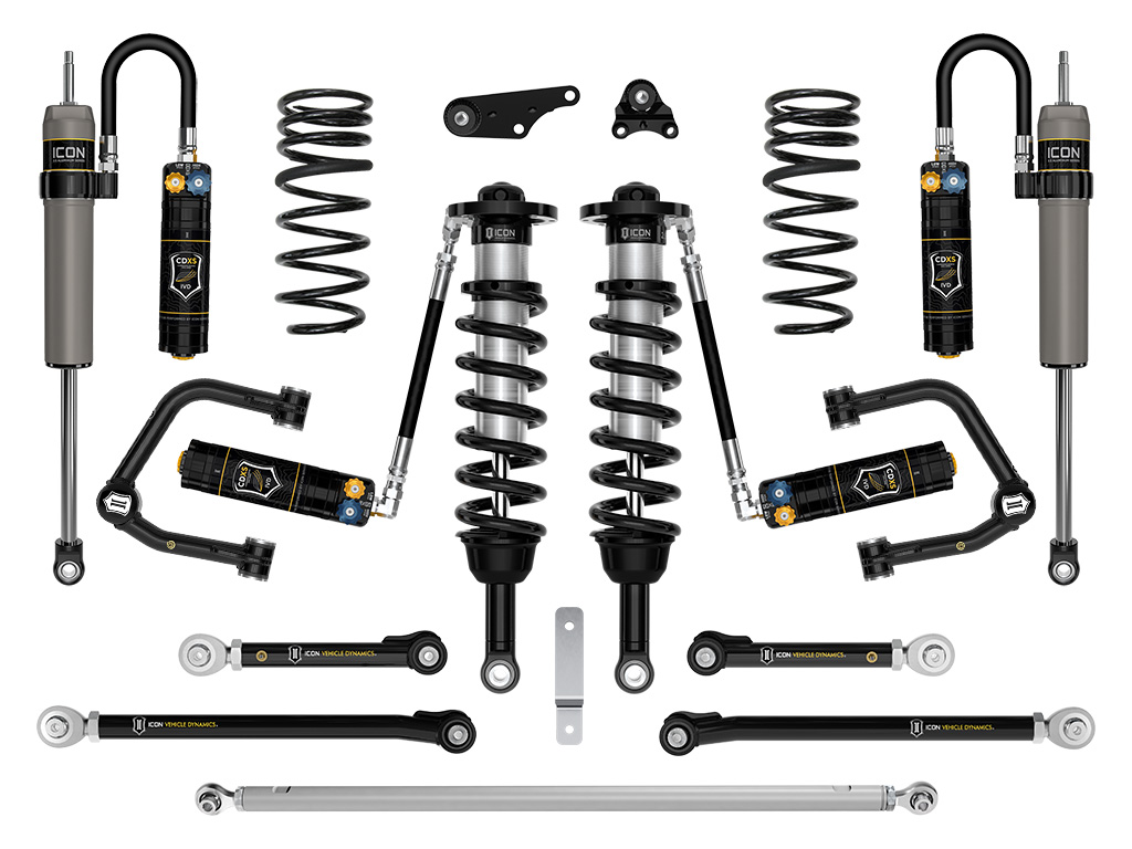 ICON 2024 Toyota Land Cruiser 250 Series, 1.25-3" Lift, Stage 9 Suspension System, CDXS, Tubular