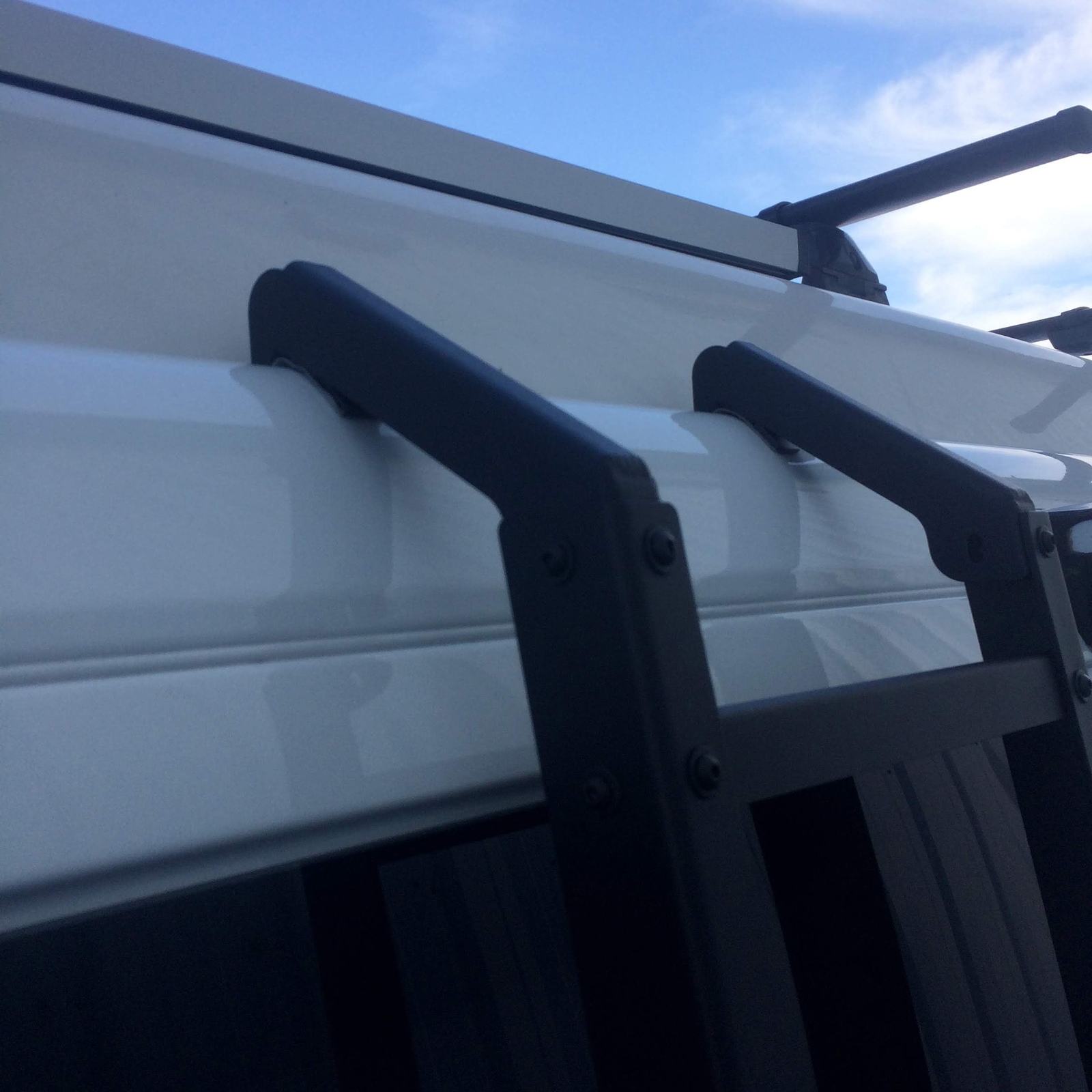 Van Compass Side Ladder, Bolts to Rocker Guards, Sprinter (2007-Up, Low Roof Only)