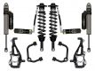 ICON 2021-2024 Ford F-150 4WD, 3.5-4.5" Lift, Stage 4 Suspension System, Tubular, CDXS