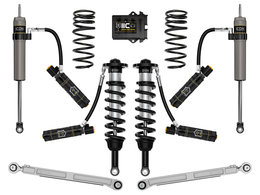 ICON 2023-2024 Toyota Sequoia TRD Pro, 1-2.5" Lift, Stage 9 2.5 Suspension System, Billet