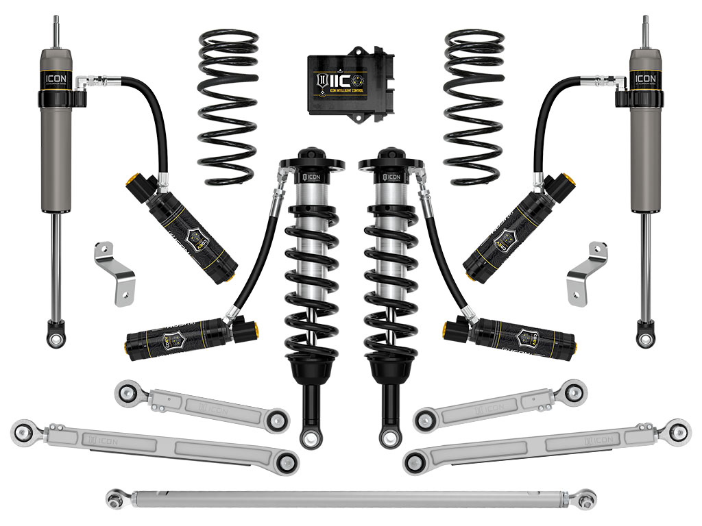 ICON 2023-2024 Toyota Sequoia TRD Pro, 1-2.5" Lift, Stage 10 2.5 Suspension System, Billet