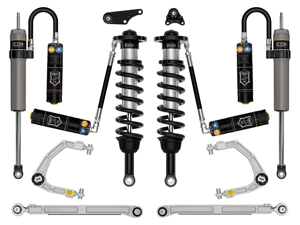 ICON 2024 Toyota Tacoma 1.25-3" Lift, Stage 9 Suspension System, Billet