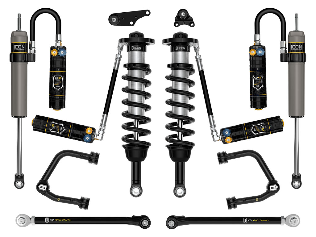 ICON 2024 Toyota Tacoma 1.25-3" Lift, Stage 9 Suspension System, Tubular