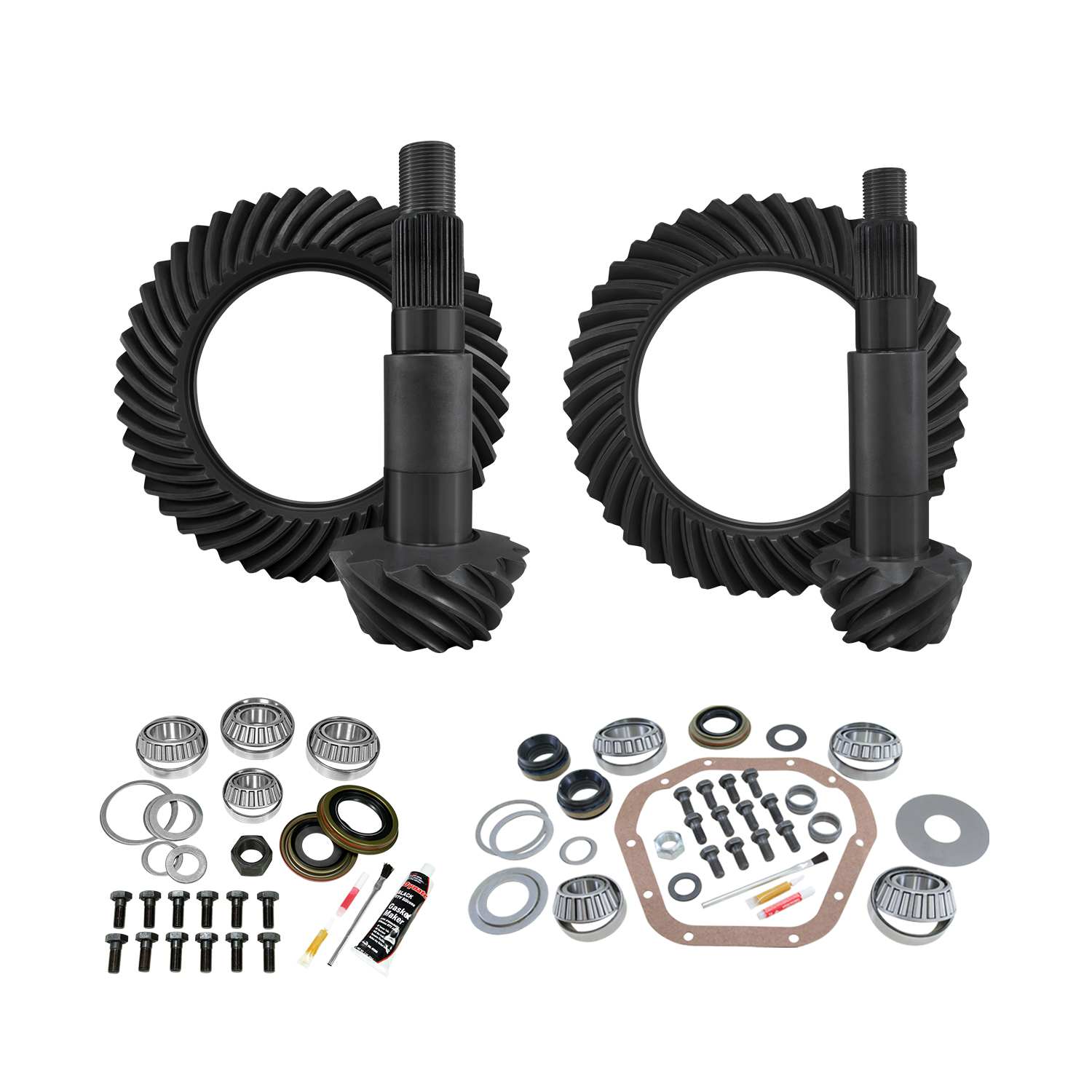 Yukon Re-Gear & Installation Kit, Dana 60 front, Dana 80 rear, Ford F350, 3.73 