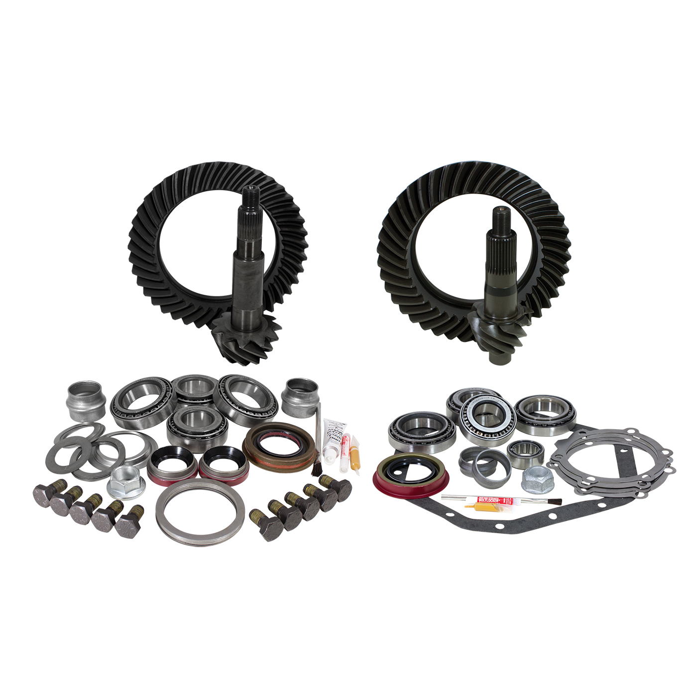 Yukon Gear & Install Kit, standard rotate Dana 60 & ’88-down GM 14T, 5.13 thick