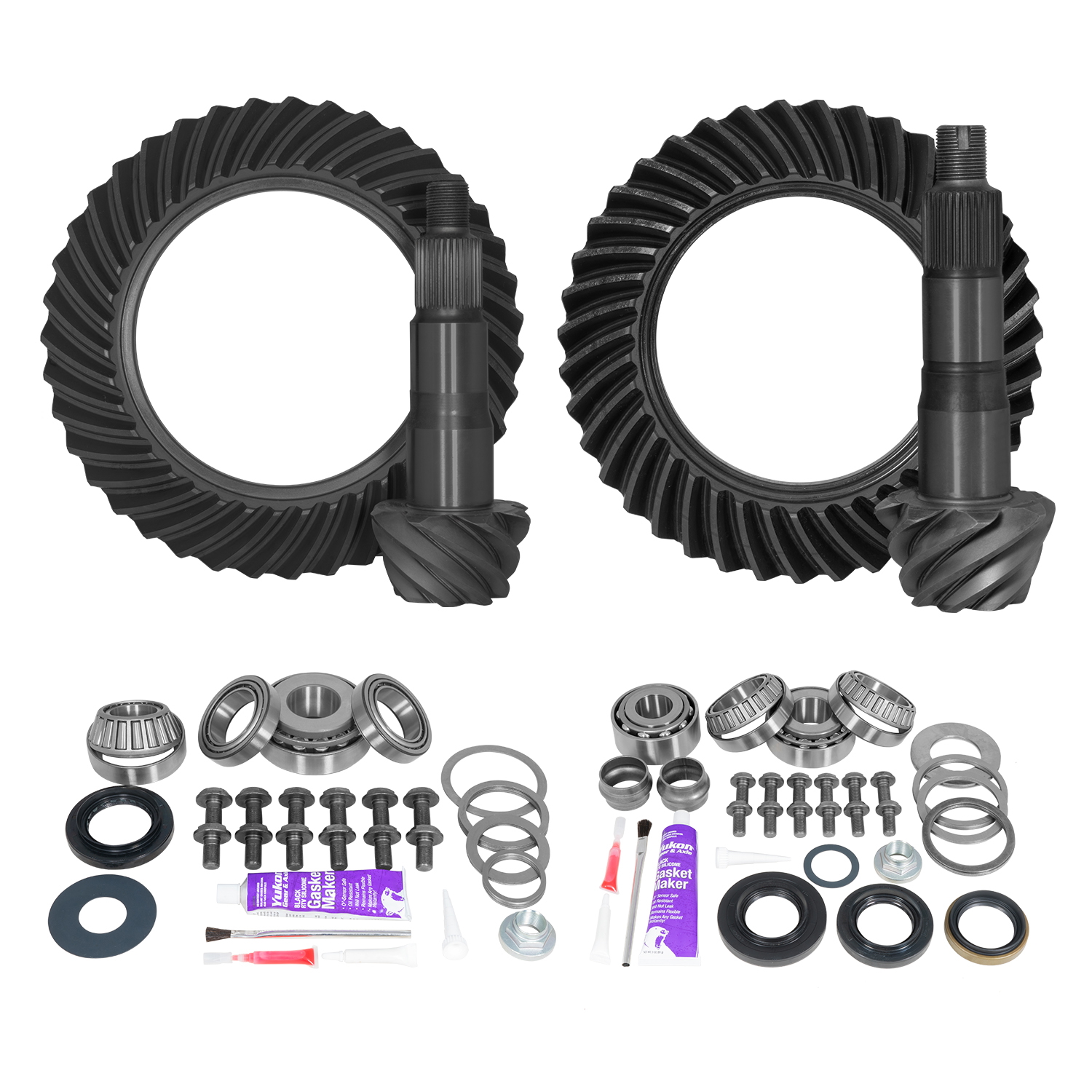 Ring & Pinion Gear Kit Package Front & Rear with Install Kits - Toyota 10.5/9R 