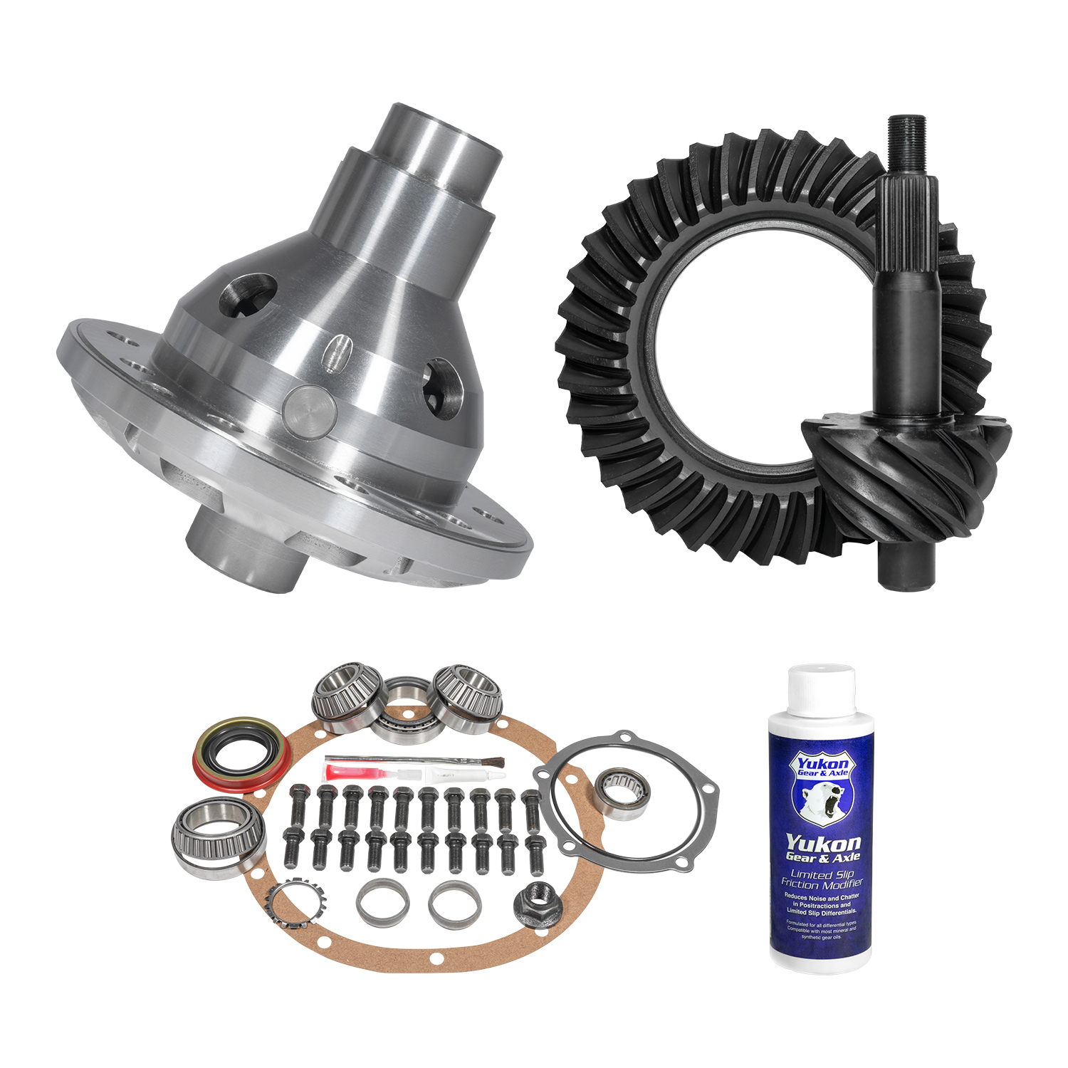 Yukon Muscle Car Limited Slip & Re-Gear Kit for Ford 9”, 28 spline, 3.00 ratio 