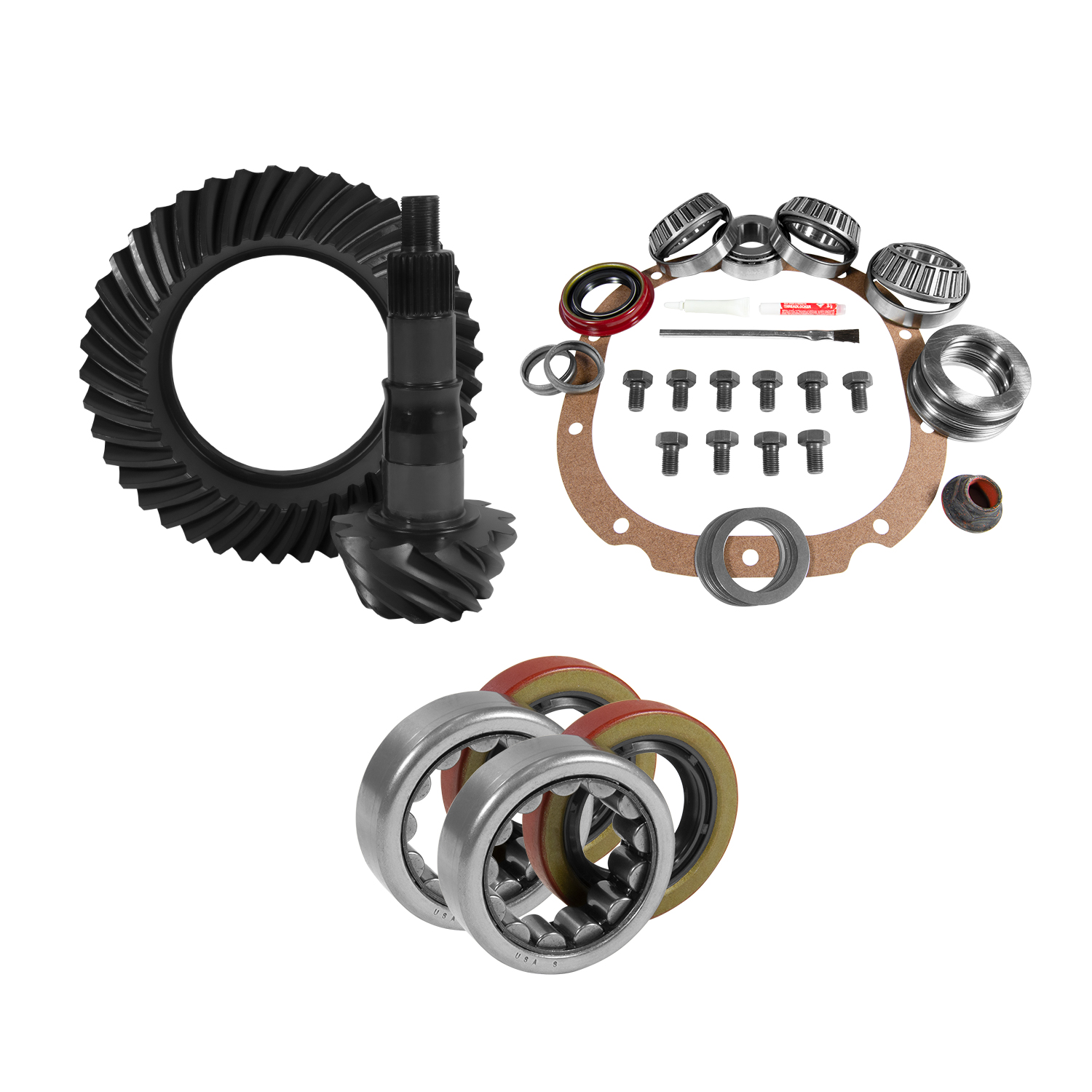 Yukon Muscle Car Re-Gear Kit for Ford 8.8” differential, 30 spline, 3.08 ratio 