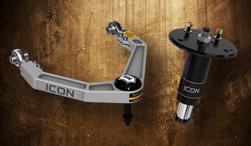 New ICON Products: '21-'23 RAM TRX Billet UCAs with Delta Joint Pro & Rear 2.5 Hydraulic Bumpstop Kit
